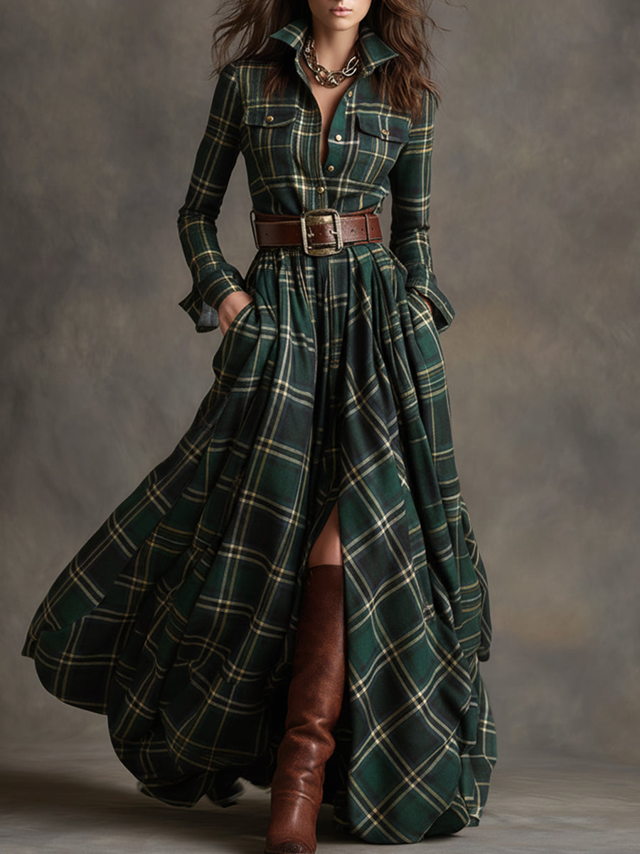 Scarlett | Vestido camisero con cinturón