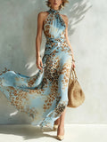 Desiree | Vestido Glamuroso con Estampado de Animal
