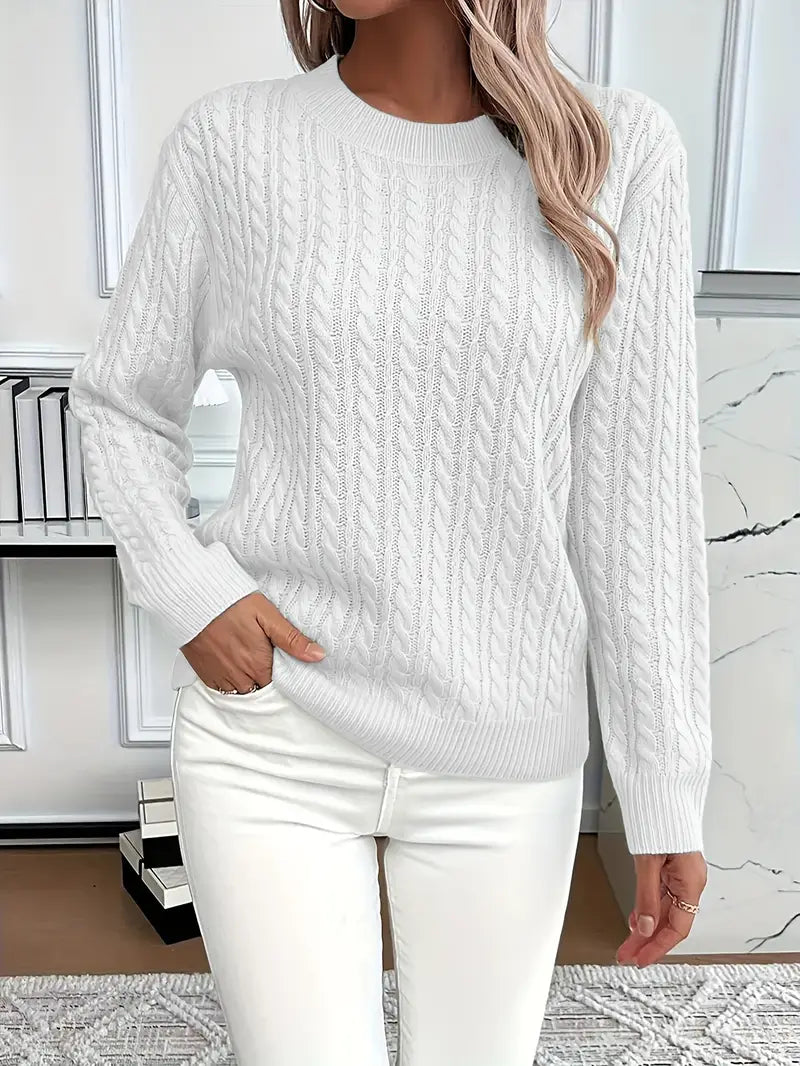 Lena | Jersey de Punto Trenzado