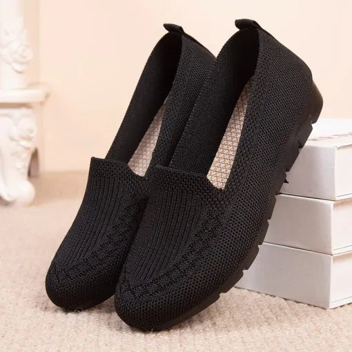 Mocasines acolchados de mujer con suela estabilizadora