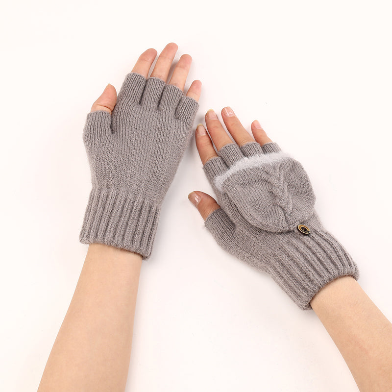 Guantes Cálidos de Color Liso