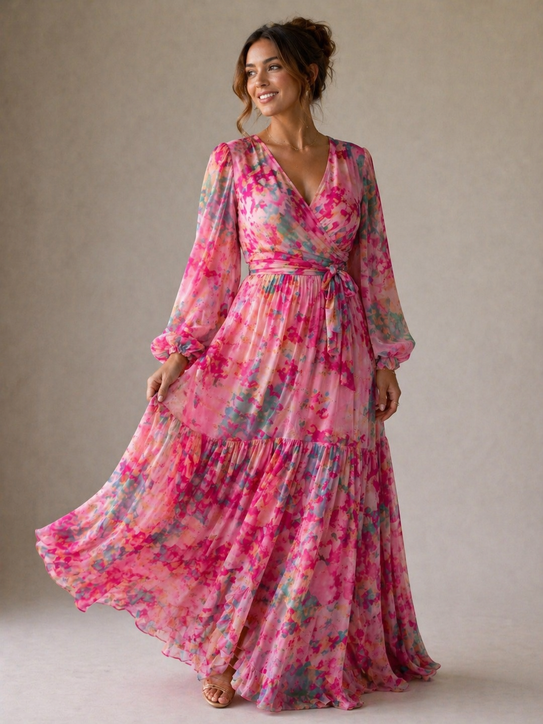 Anouk | Vestido Maxi Floral Cruzado