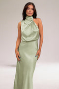 ELARA™: vestido de noche elegante en satén