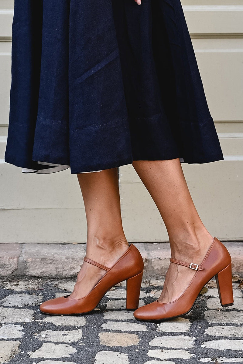 Elizabeth | Sandalias Cómodas de Tacón Bajo para el Día a Día