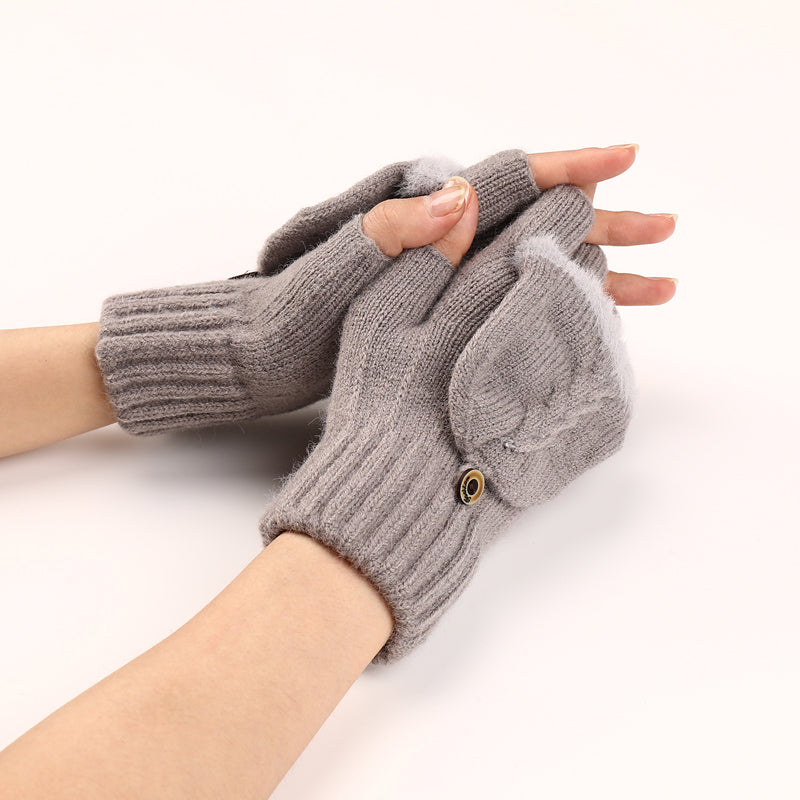 Guantes Cálidos de Color Liso