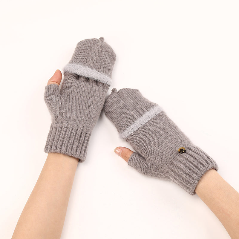 Guantes Cálidos de Color Liso
