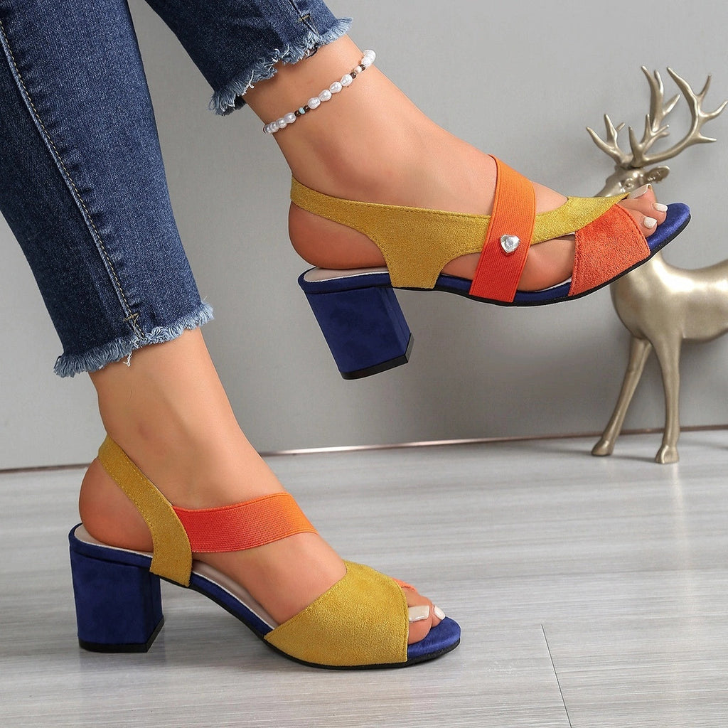 Elara | Tacones Cómodos de Tiras Cruzadas