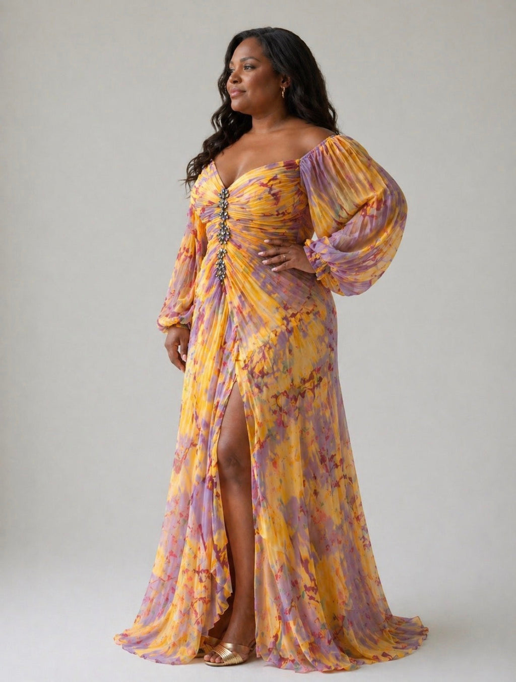 Celestine | Vestido de Noche con Hombros Descubiertos