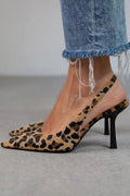 Margaret | Tacón D'Orsay de Leopardo
