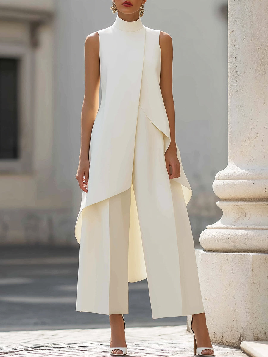 Everly™ – Elegante conjunto de dos piezas con pantalón ancho