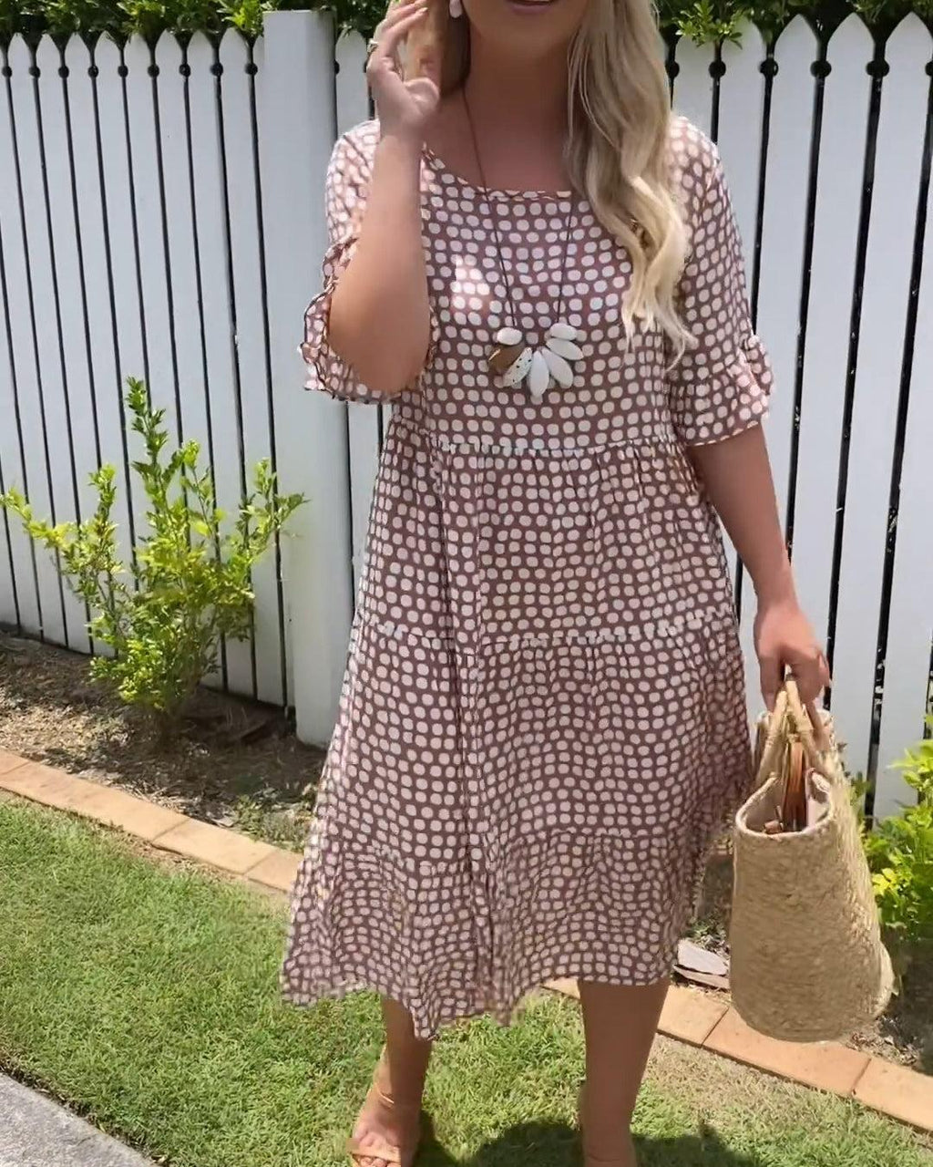 Bridget | Vestido de Verano Escalonado y Fresco