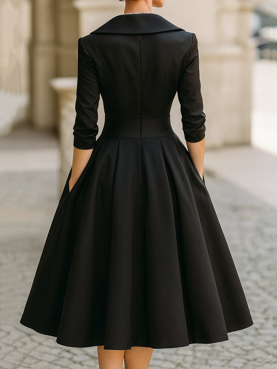 Ffion | Vestido midi entallado