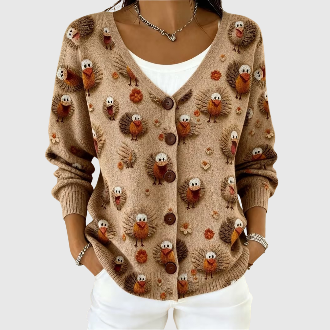 Ramona, chaqueta de punto con botones