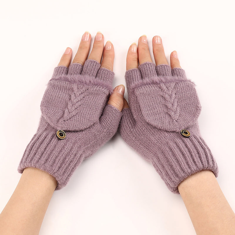 Guantes Cálidos de Color Liso