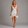 Cloe™ | Mini Vestido Floral con Volantes
