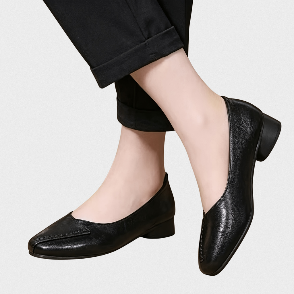 Arden™ | Zapatos de tacón bajo y puntera cuadrada