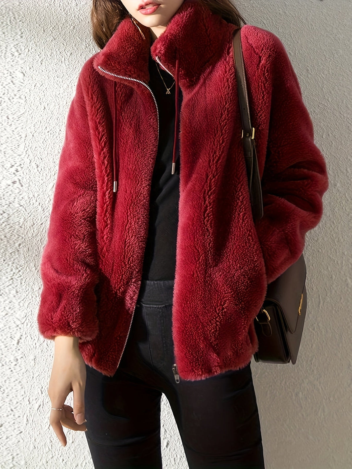 Avelora | Chaqueta acogedora con cremallera