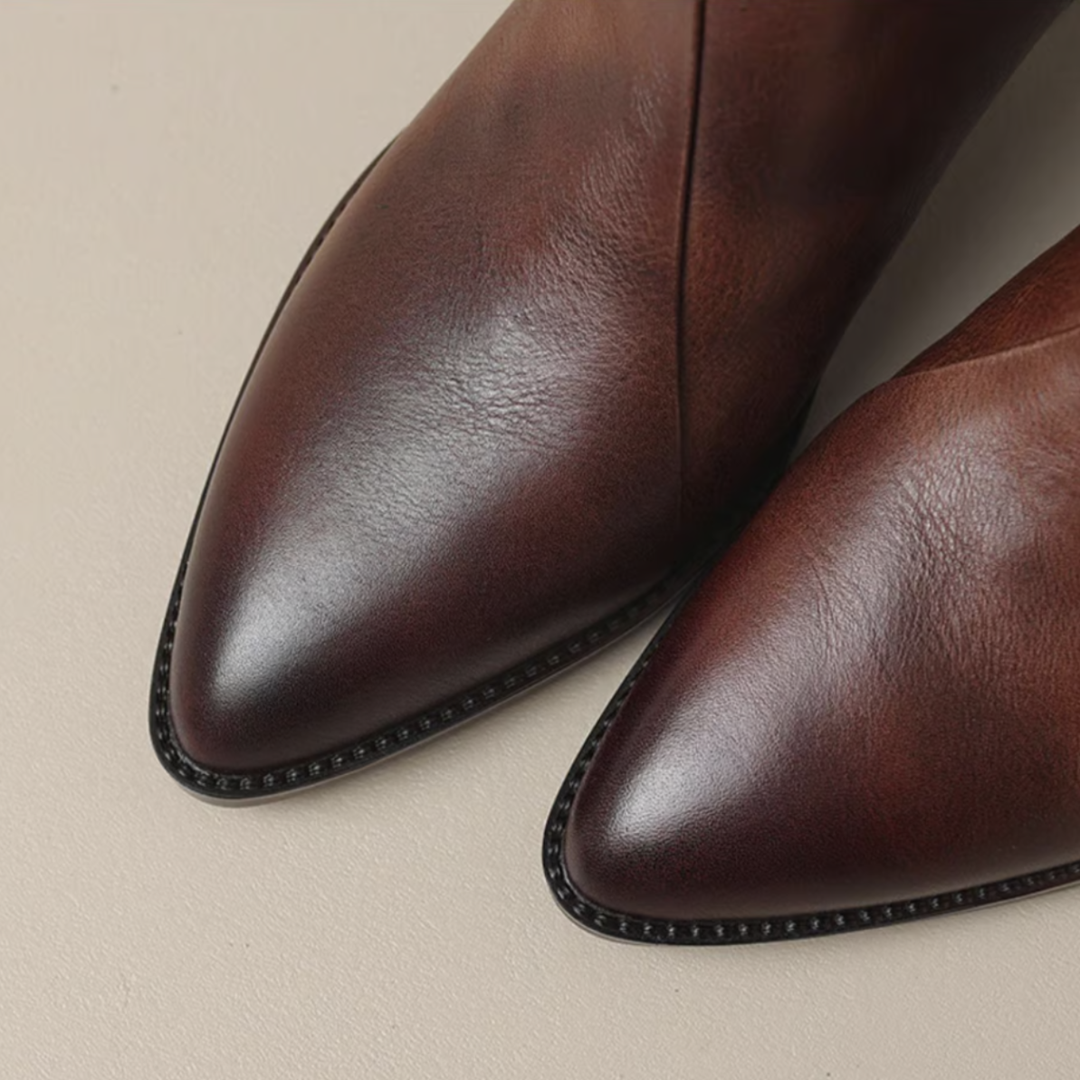 ZAFIRA™ | Botines de piel premium con tacón bajo