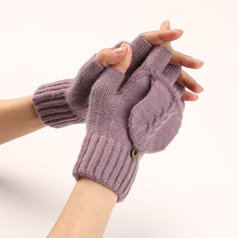Guantes Cálidos de Color Liso