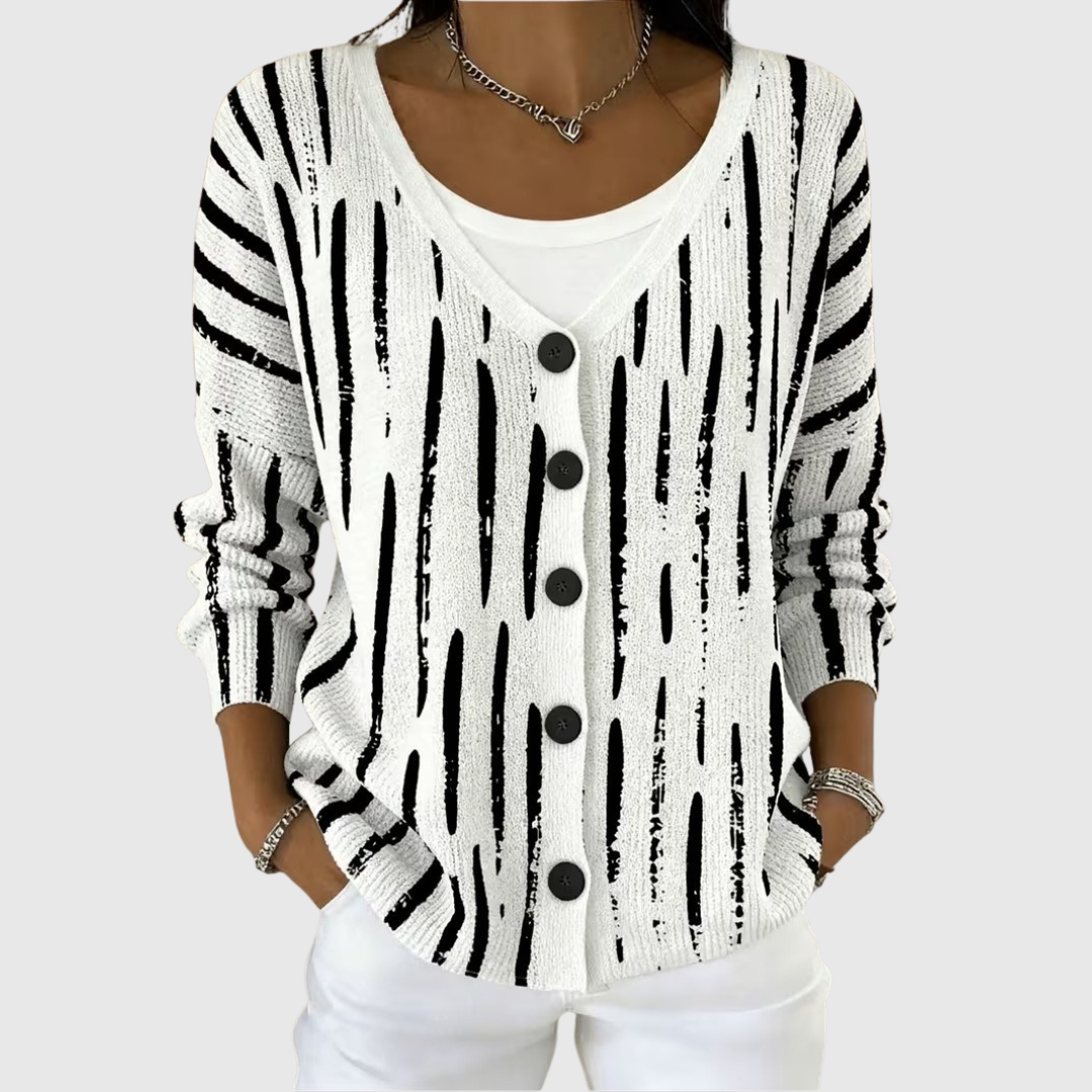 Leonora, chaqueta de punto con botones