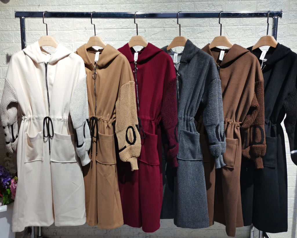 Nella™ | Abrigo de invierno en mezcla de lana con cremallera