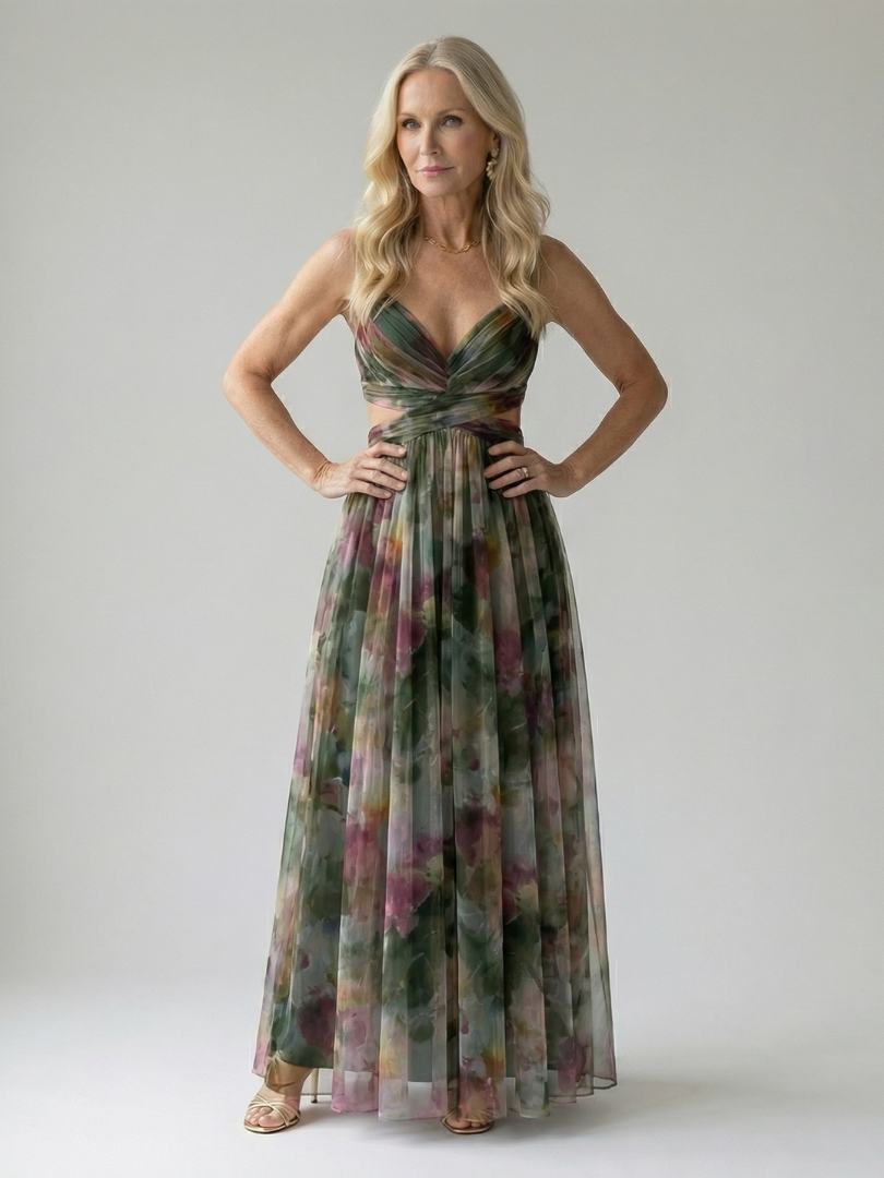 Coraline | Vestido Maxi Cruzado Fluido