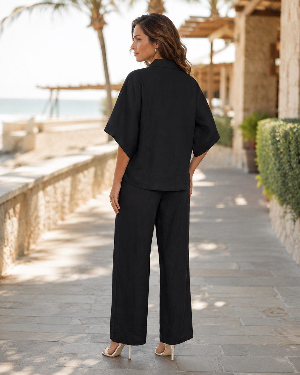AMANDA Conjunto de lino