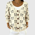 Adele, chaqueta de punto con botones