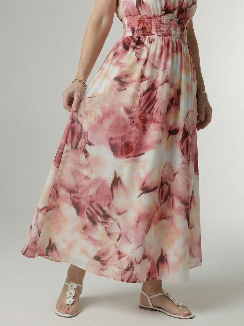 Sylin | Vestido Midi Halter Fruncido