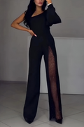 Sofía™ | Mono Elegante con Detalles Brillantes