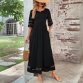 Aubrey™ – Vestido Midi Favorecedor que Disimula el Abdomen