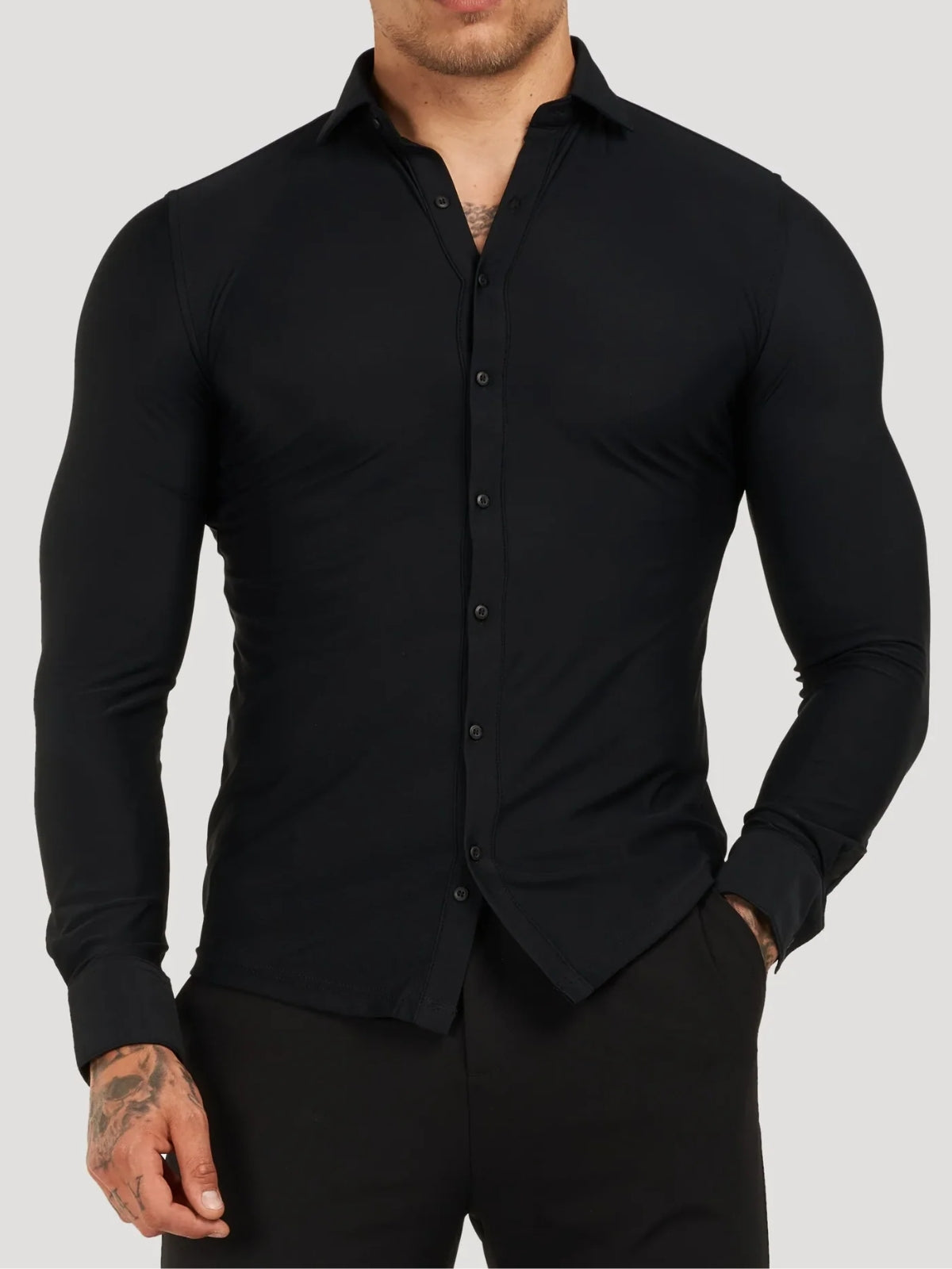 Colston | Camisa elástica que no necesita plancha