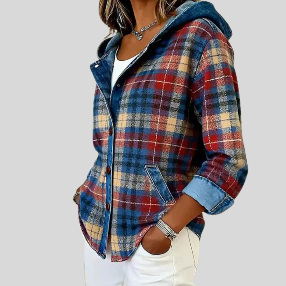 Hildred™ | Camisa-Chaqueta de Cuadros con Capucha