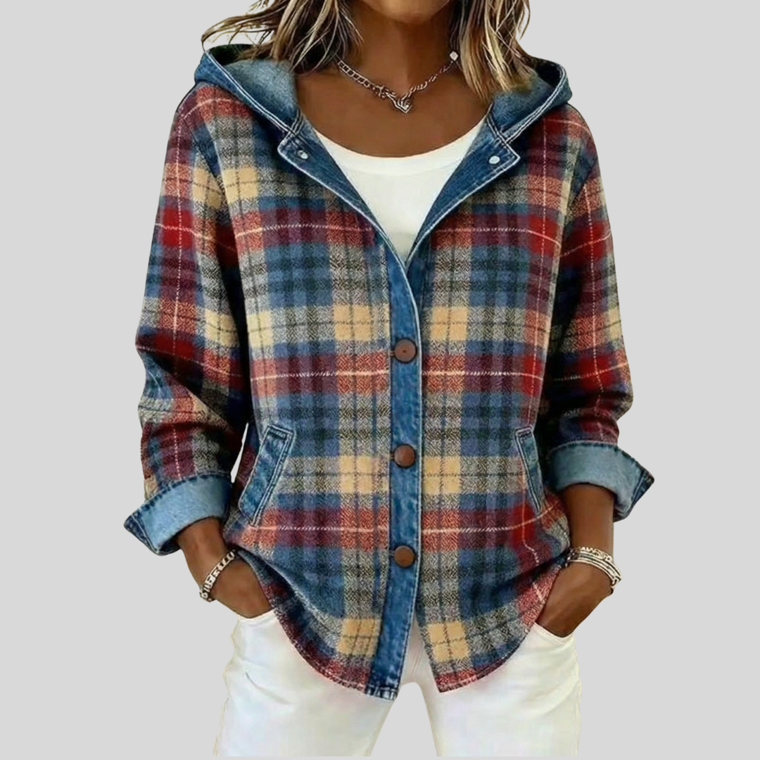 Hildred™ | Camisa-Chaqueta de Cuadros con Capucha