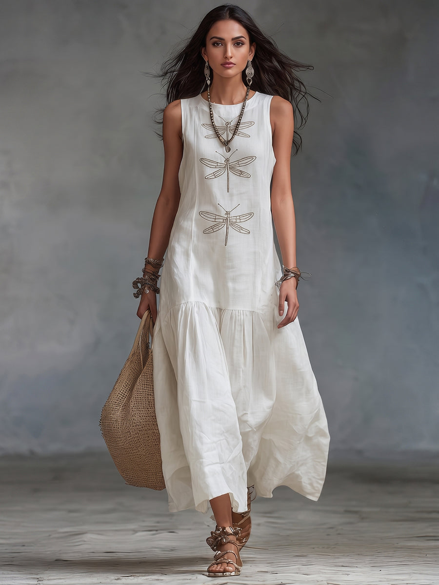 Geneva - Vestido maxi sin mangas