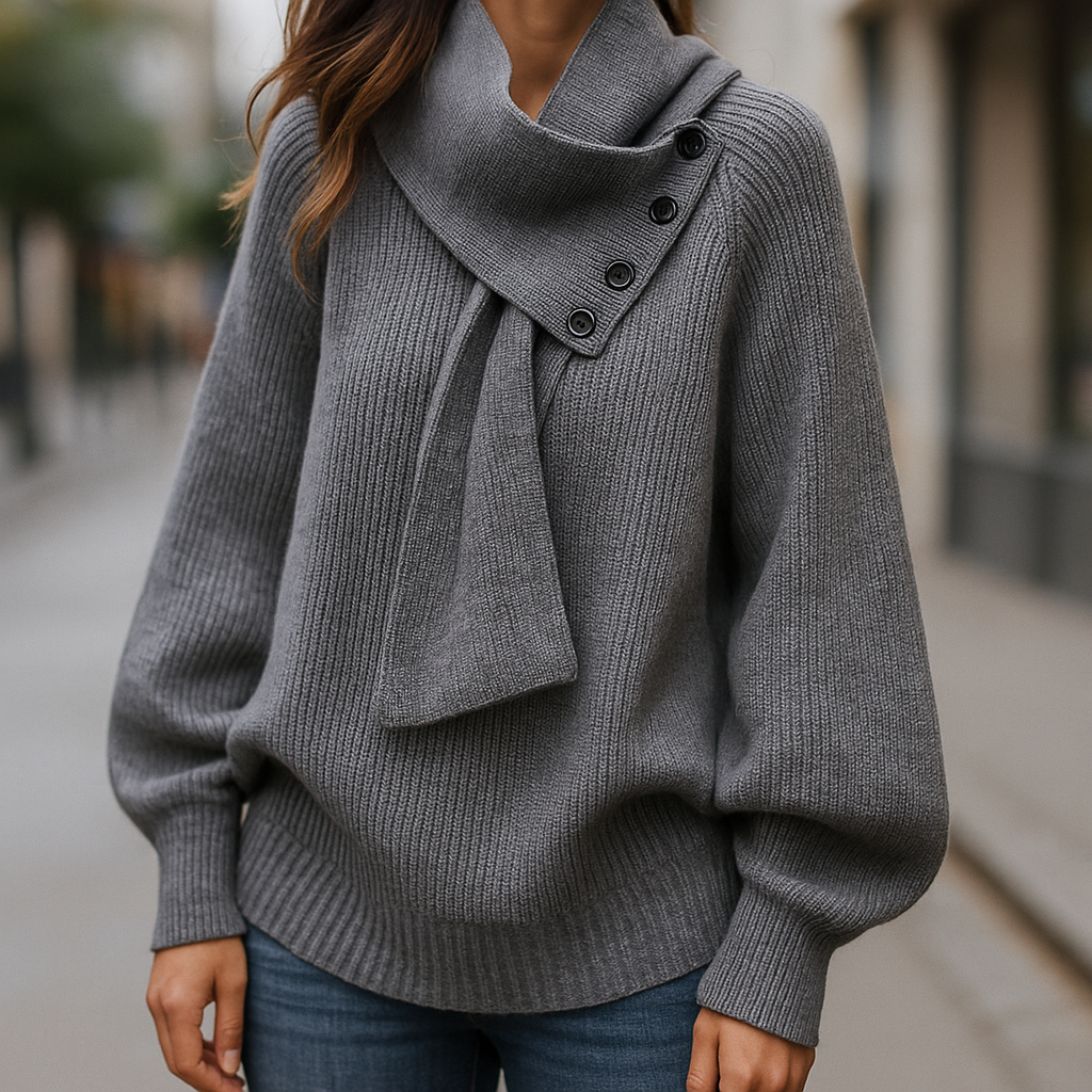 Marilee | Jersey Acogedor con Cuello Bufanda