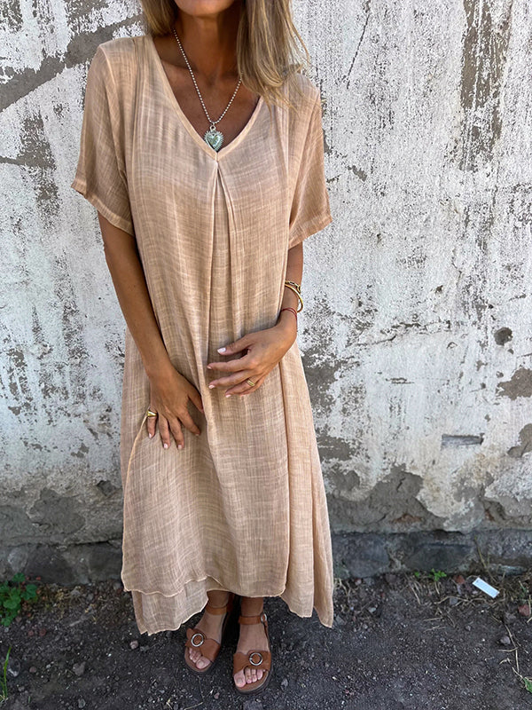 Violet™ | Vestido holgado con escote en V