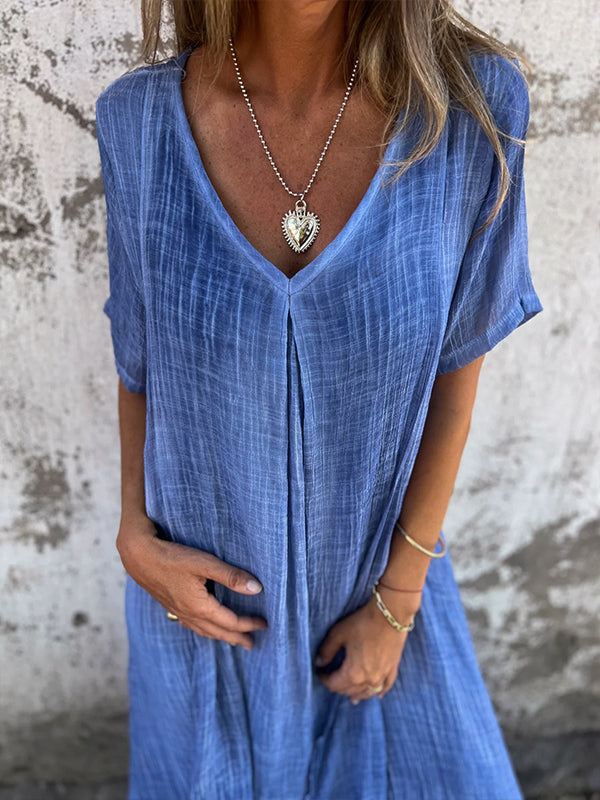 Violet™ | Vestido holgado con escote en V