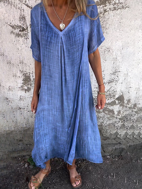 Violet™ | Vestido holgado con escote en V