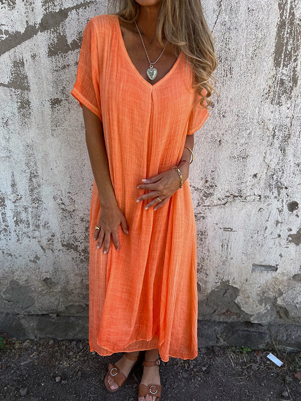 Violet™ | Vestido holgado con escote en V