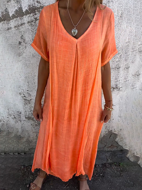Violet™ | Vestido holgado con escote en V