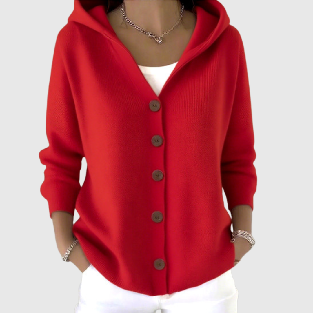 Giuseppa, chaqueta de punto con capucha