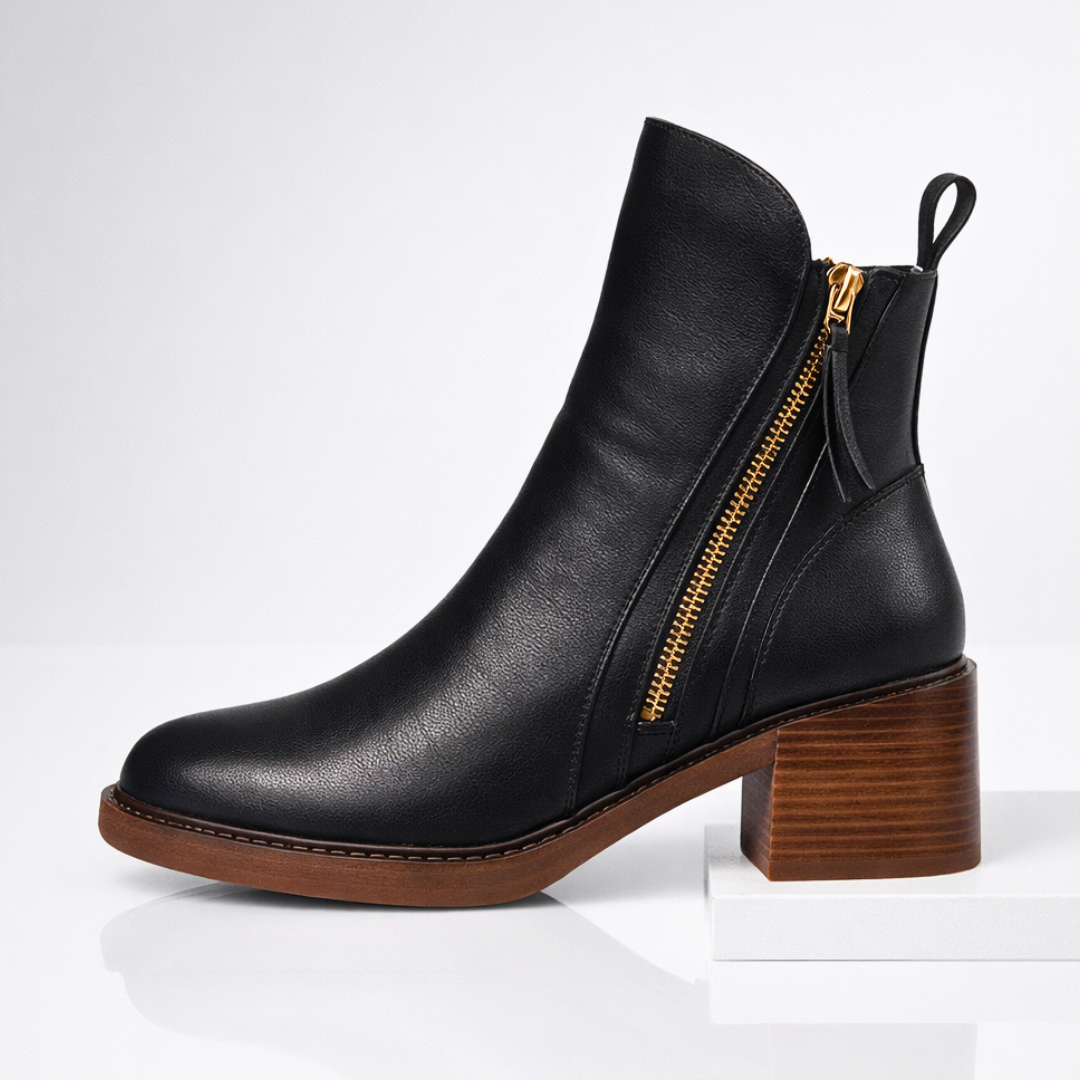 Botines de piel Nola
