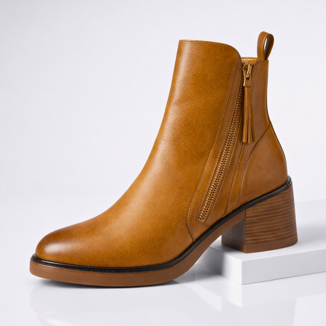 Botines de piel Nola