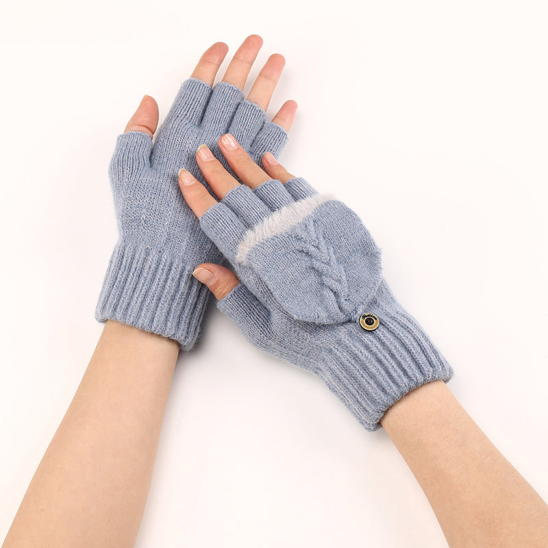 Guantes Cálidos de Color Liso