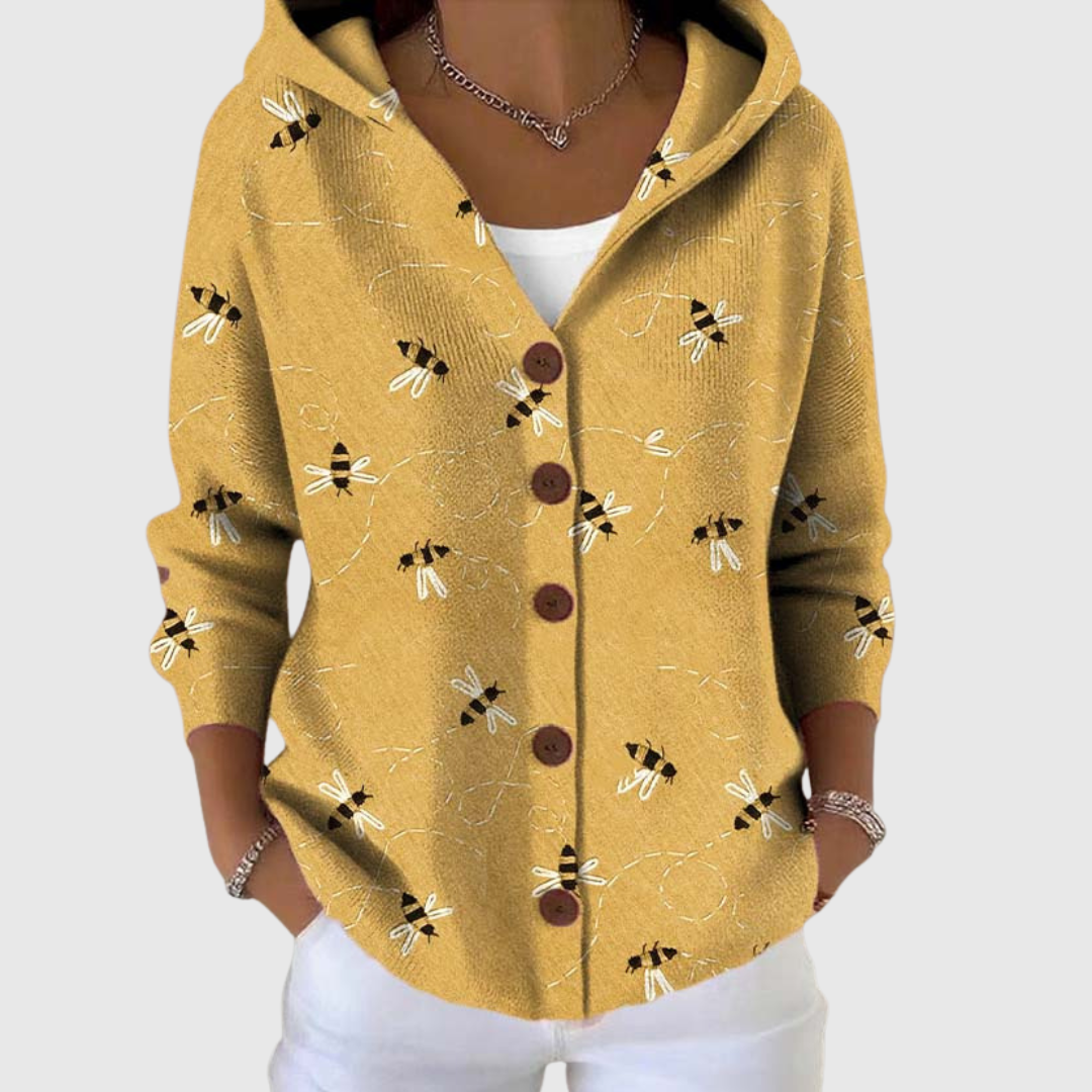 Isabella, chaqueta de punto con capucha