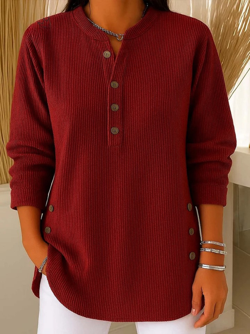 Neva | Túnica Henley con Botones