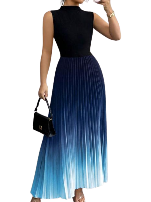Camille™: elegante vestido de noche sin mangas degradado
