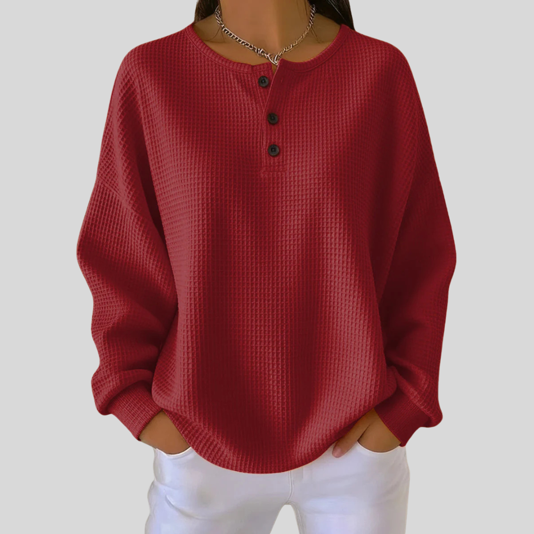Nessa™ | Sudadera Casual Estilo Henley