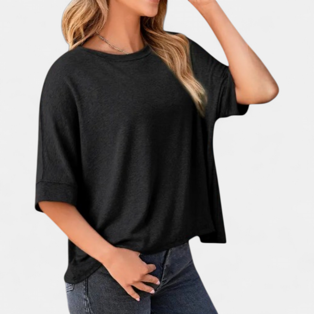 GEMMA™ – Camiseta de algodón relajada para el día a día
